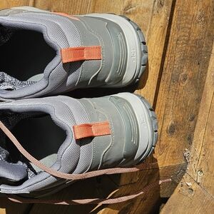 Oboz Gray and Orange Athletic Shoes